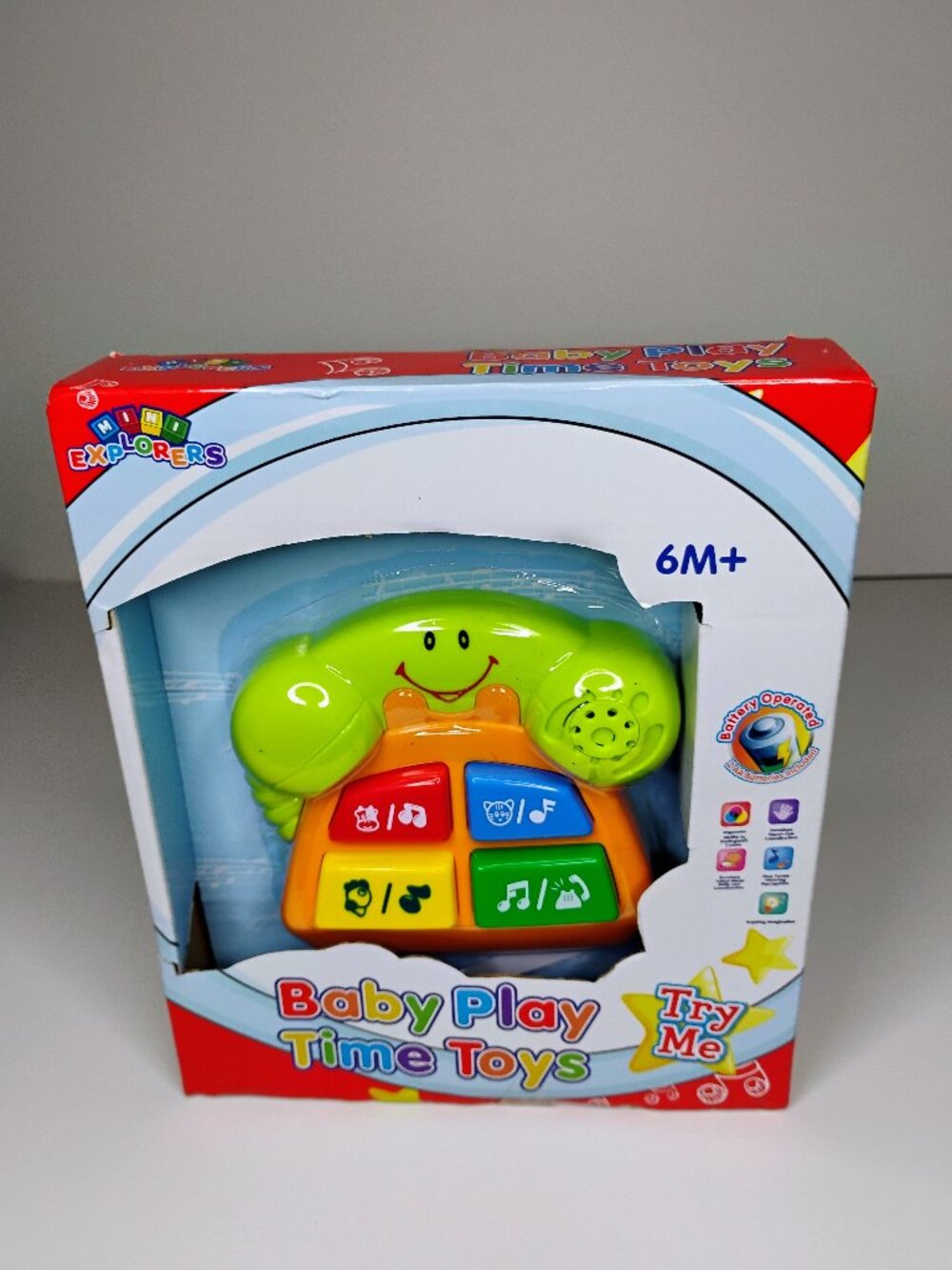Mini Explorers Baby Play Time Toys Phone